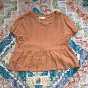 PacSun L.A hearts burnt orange top